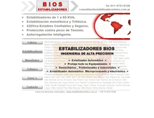 Tablet Screenshot of estabilizadoresbios.com.ar